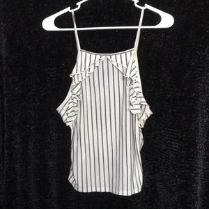 American Eagle frilled tank top
